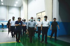 中信保山東分公司領導一行蒞臨華紡調(diào)研指導